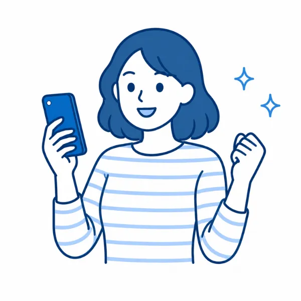 右側の人物イラスト