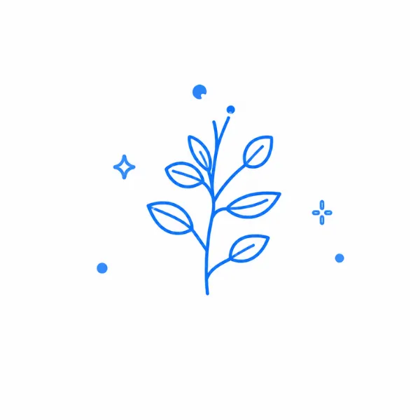 左側の装飾イラスト