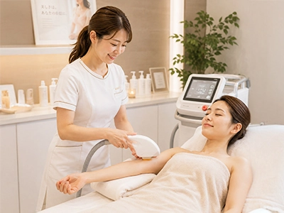 脱毛サロンの利用イメージ